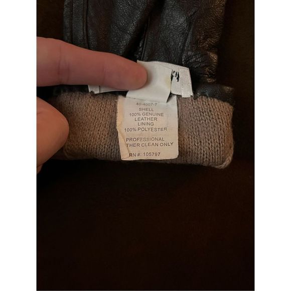 Vintage Lakeshore drive leather gloves - Picture 4 of 4